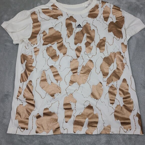 Adidas X Zoe Saldana Collection‎ Womens Graphic T-Shirt Size Medium - Picture 1 of 5